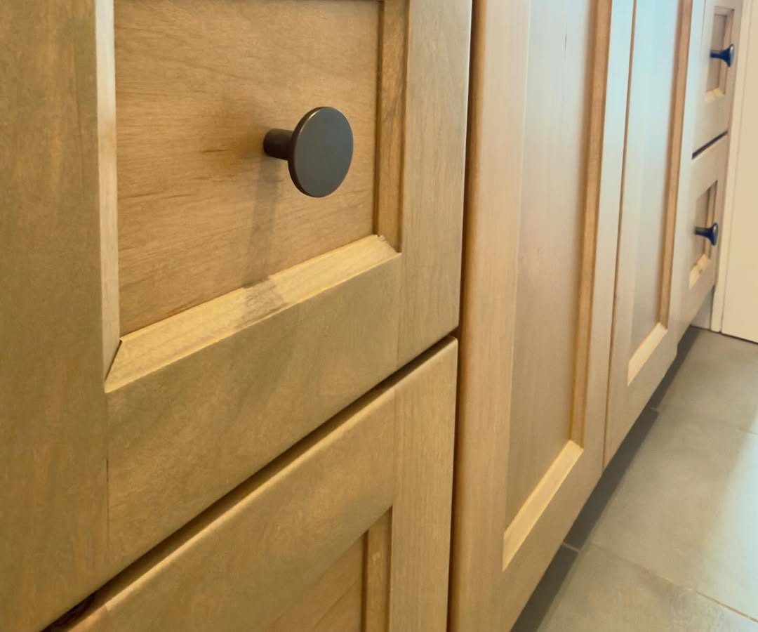 Custom cabinet door detail