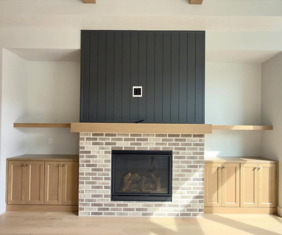 Custom entertainment center built-ins